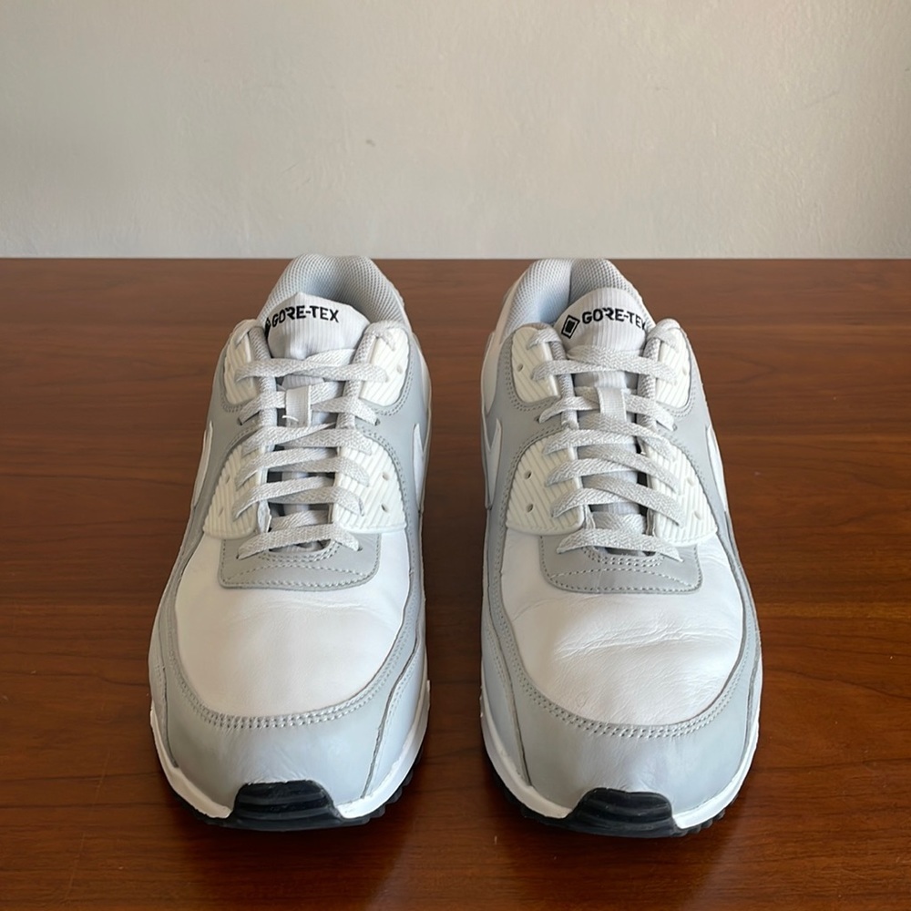 Nike Air Max 90 GTX Gore-Tex Photon Dust Grey Fog White DJ9779-003 Size 13 Used - Picture 3 of 6